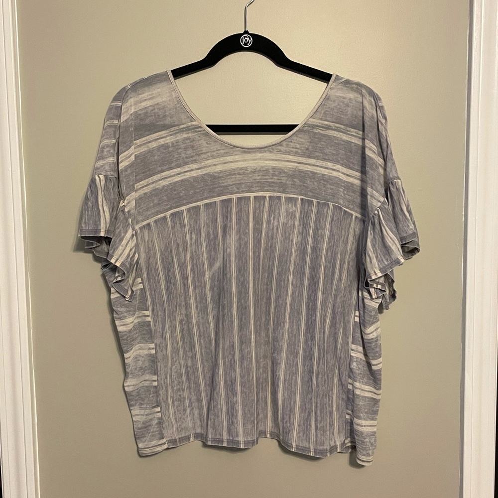 Lucky Brand Striped Flowy Top | Size Small